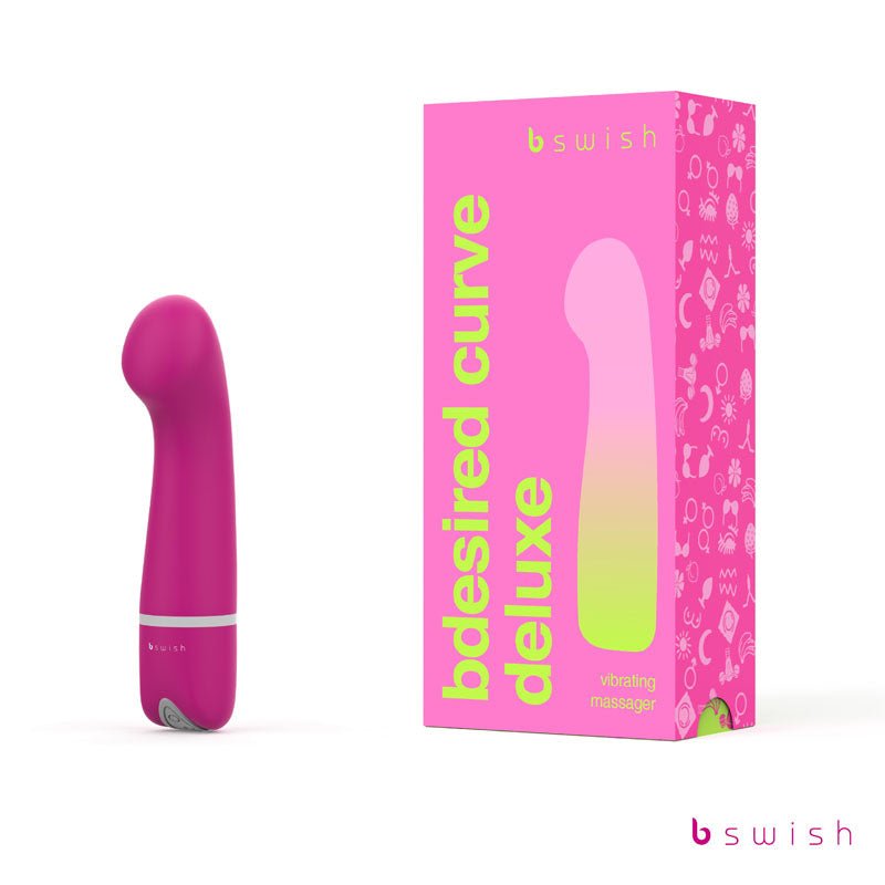 Bdesired Deluxe Curve - Rose - 15.2 cm Vibrator