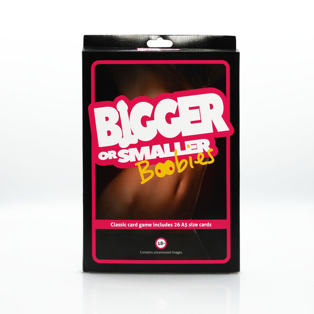 Bigger or Smaller Boobs Card Game