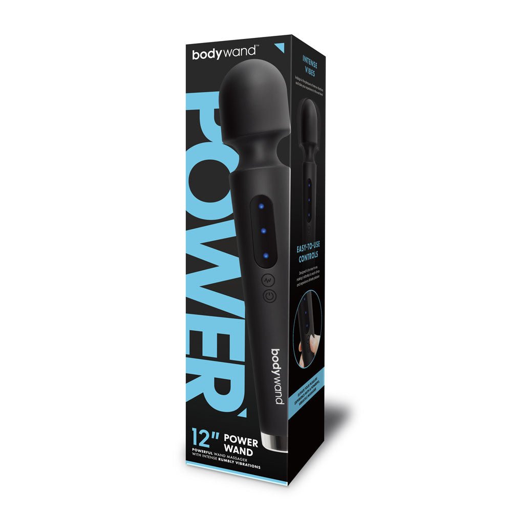 Bodywand 12'' Power Wand - Black 30.5 cm USB Rechargeable Massager Wand