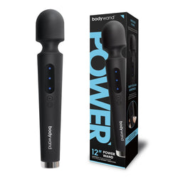 Bodywand 12'' Power Wand - Black 30.5 cm USB Rechargeable Massager Wand