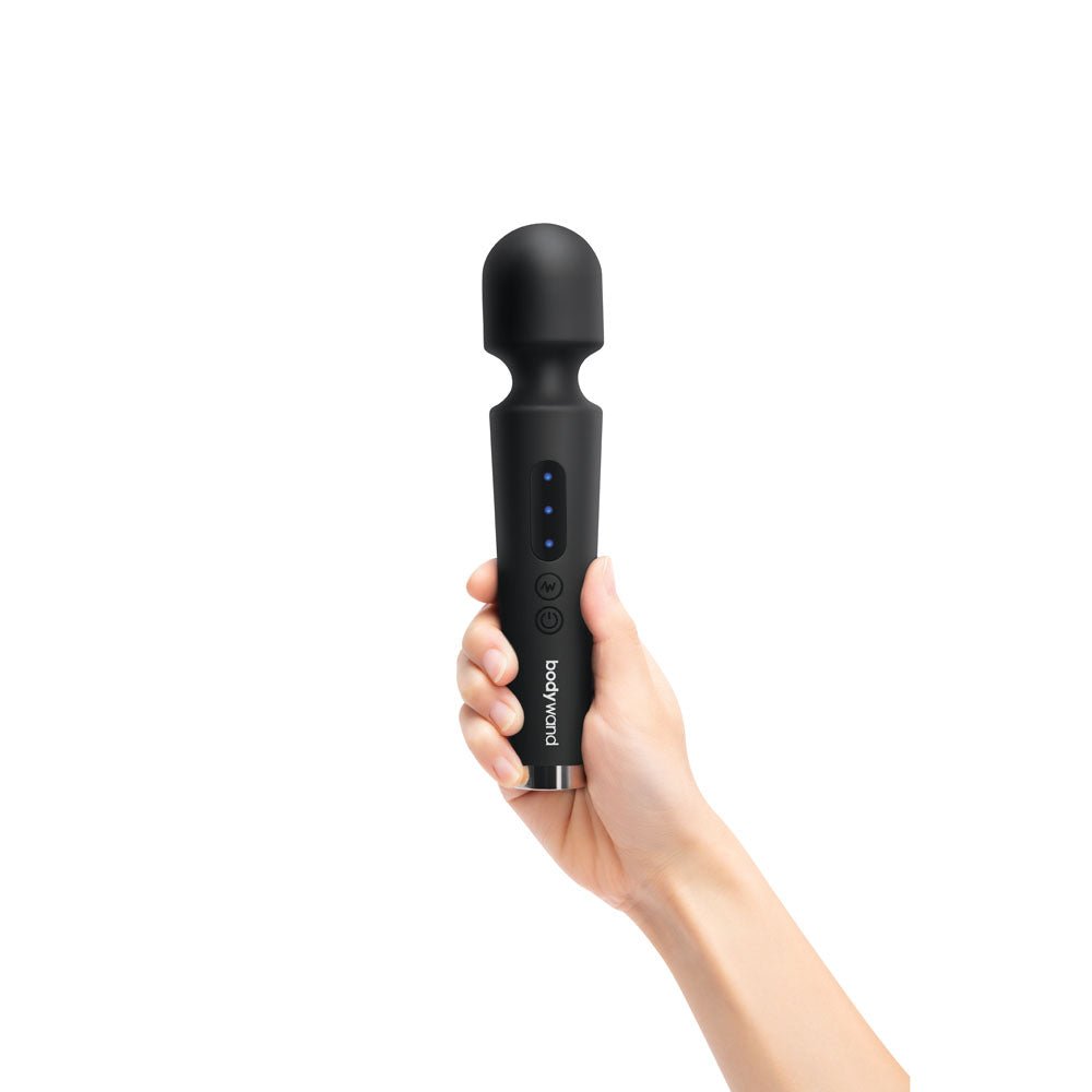 Bodywand 8'' Power Wand Black 20.3 cm USB Rechargeable Massager Wand