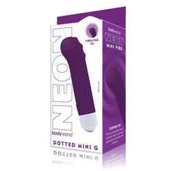 Bodywand Neon Dotted Mini G - Neon Purple