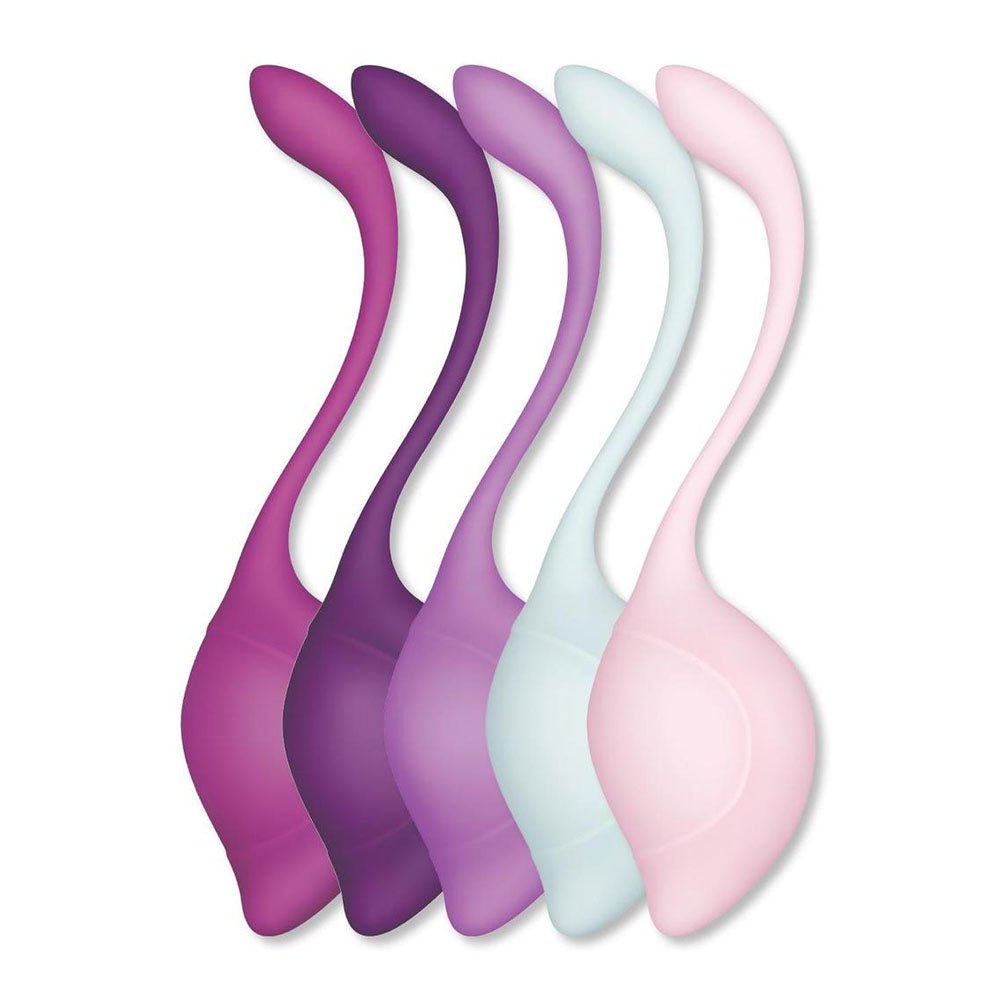 Bodywand Squeeze 5pc Teardrop Kegel Set - Weighted