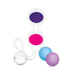 Bodywand Squeeze Mix & Match Kegel Set - Coloured Weighted Kegel Balls Set