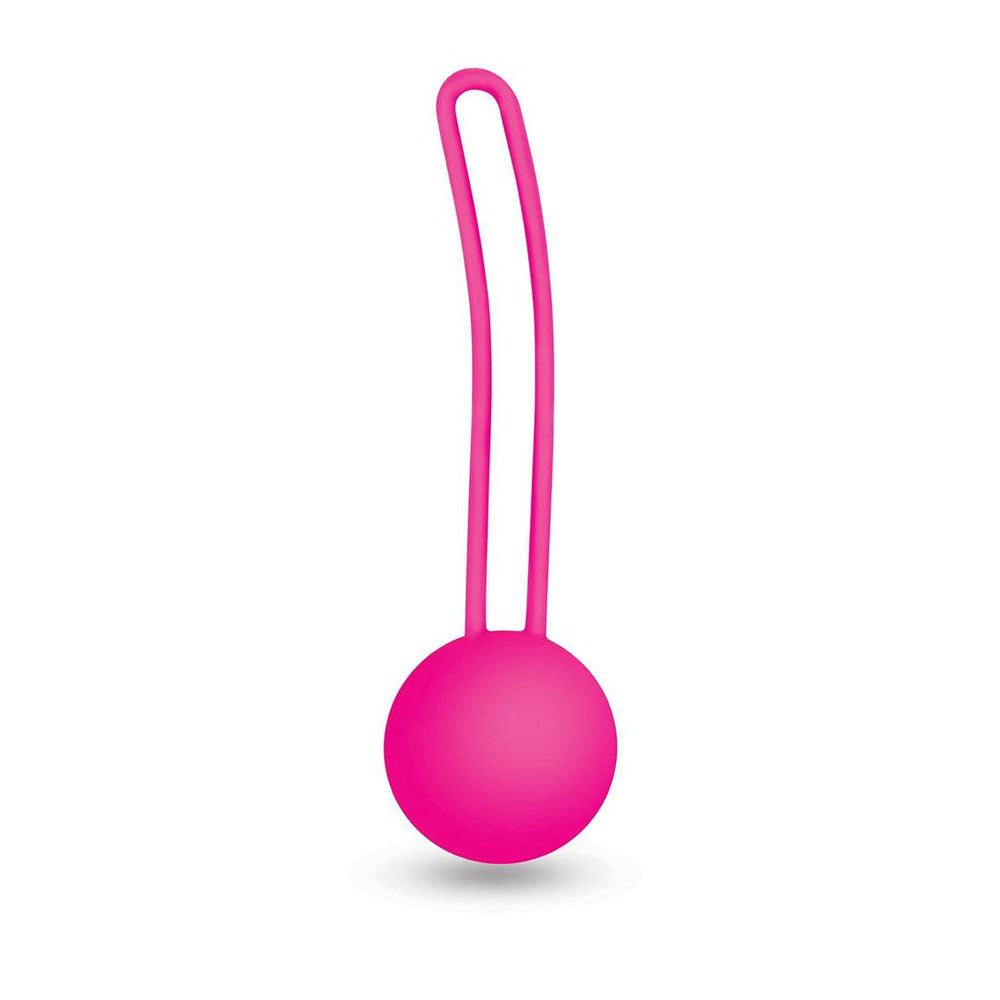 Bodywand Squeeze Single Ball Kegel Toner - Pink Kegel Ball - 37 grams