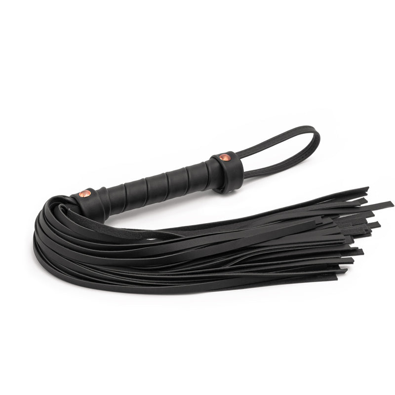 Bondage Couture Flogger - Black Flogger Whip