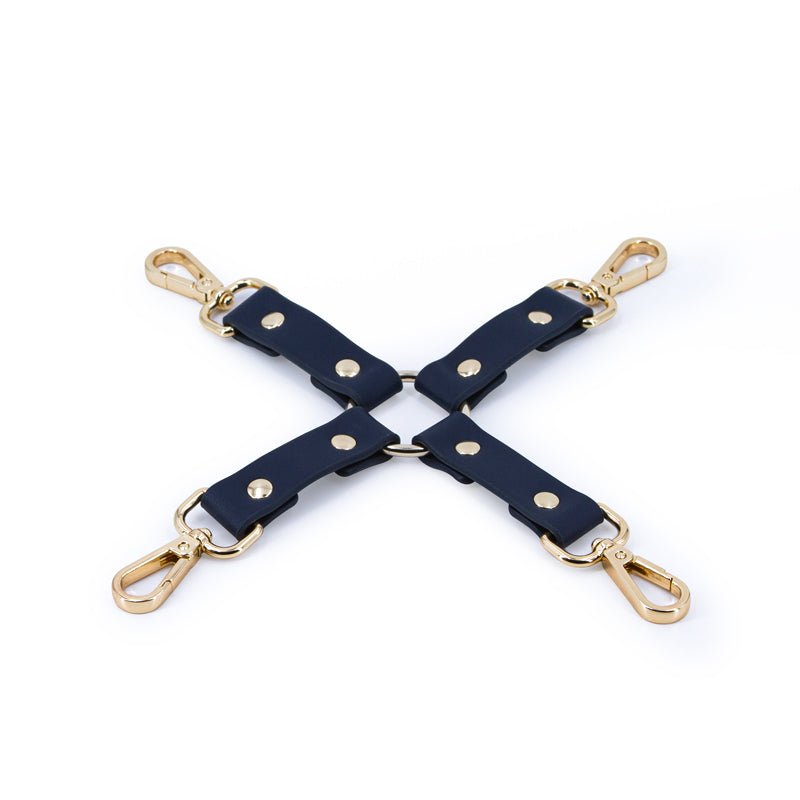 Bondage Couture Hog Tie - Blue - Hog Tie Restraint (No Cuffs Included)