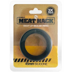 Boneyard Meat Rack Beef Up Bulge Ring Black 45 mm Silicone Cock Ring