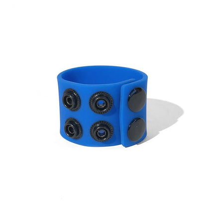 Boneyard Silicone Ball Strap Blue