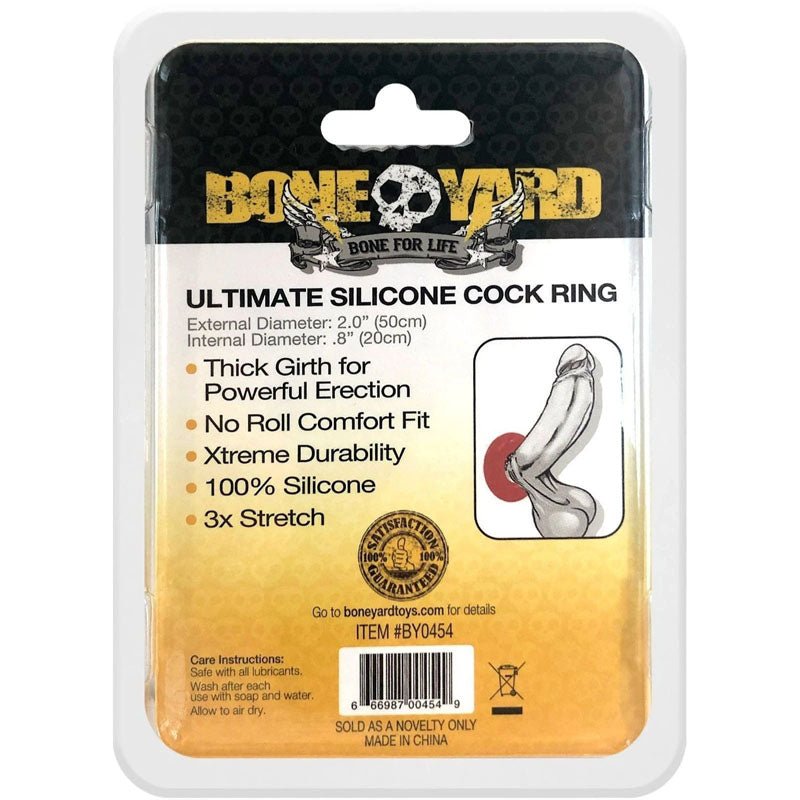 Boneyard Ultimate Silicone Cock Ring