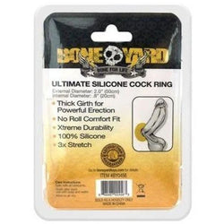 Boneyard Ultimate Silicone Cock Ring Yellow