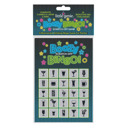 Boozy Bingo Drinking Scratcher Card