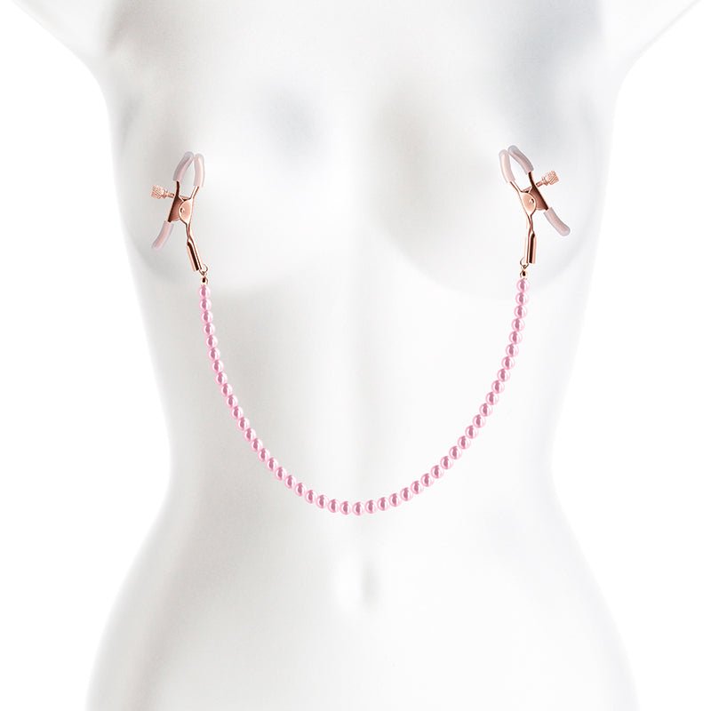 Bound Nipple Clamps - DC1 Pink