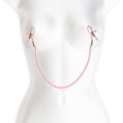 Bound Nipple Clamps - DC1 Pink