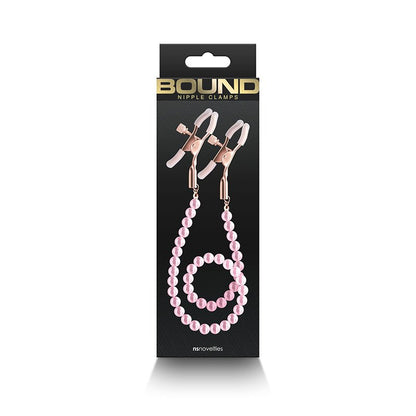 Bound Nipple Clamps - DC1 Pink