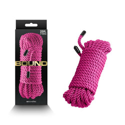 Bound Rope - Pink - Pink Bondage Rope - 7.6 metre length