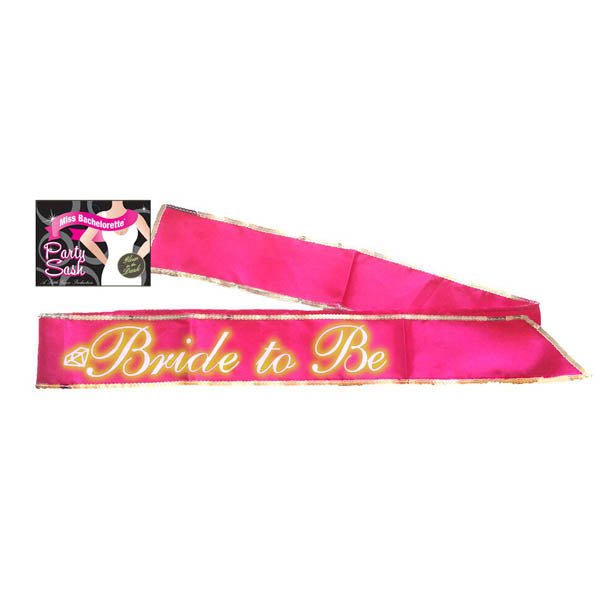 Bride-To-Be Sash - Glow In The Dark - Glow in the Dark Hot Hen's Party Sash