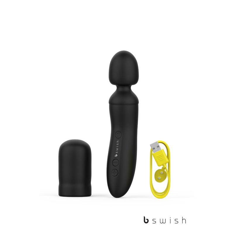 Bthrilled Premium - Noir - Black 21 cm USB Rechargeable Massage Wand