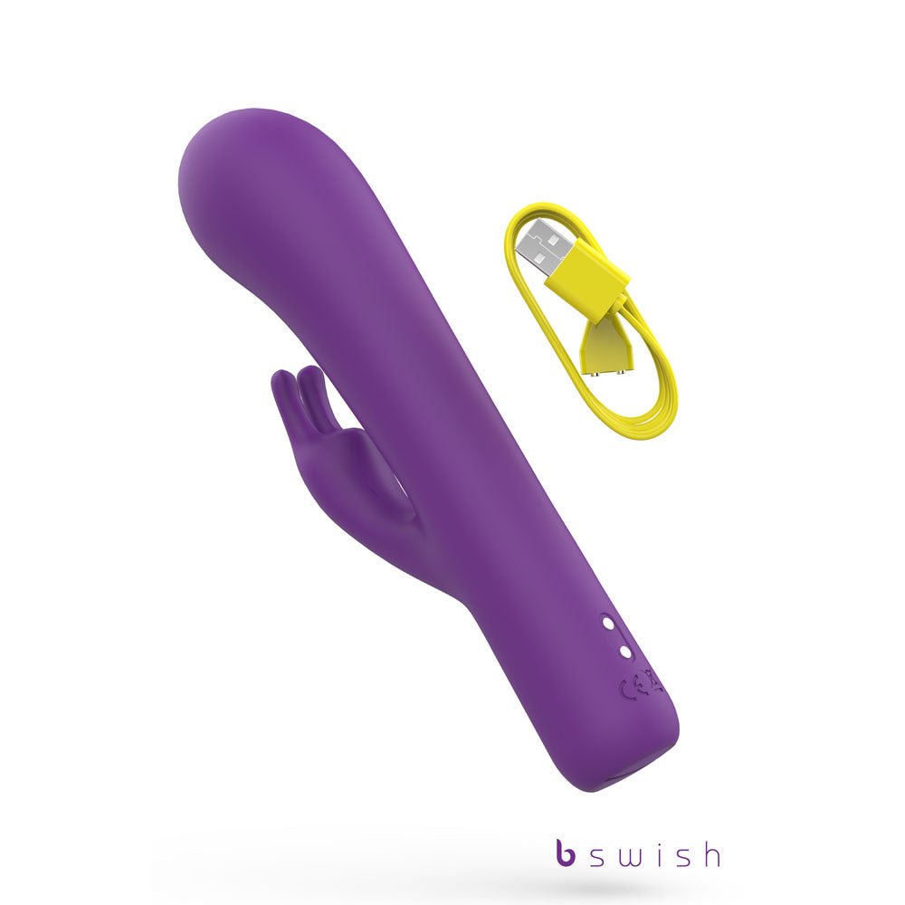 Bwild Bunny Infinite Deluxe - Purple 19.3 cm USB Rechargeable Rabbit Vibrator