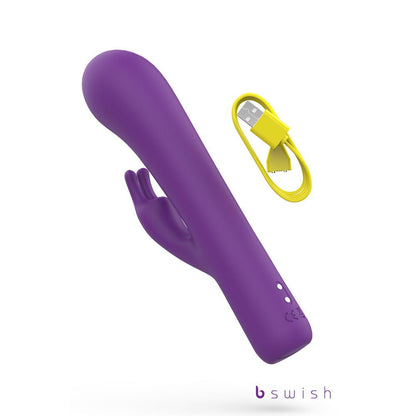 Bwild Bunny Infinite Deluxe - Purple 19.3 cm USB Rechargeable Rabbit Vibrator