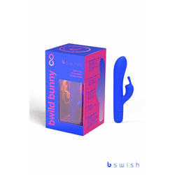 Bwild Classic Bunny Infinite Limited Edition Pacific Blue 15.2 cm USB Rechargeable Rabbit Vibrator with Limited Edition Storage Case