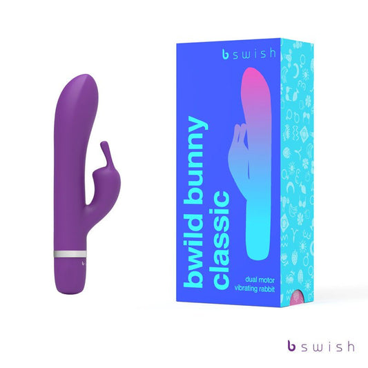 Bwild Classic Bunny - Purple - Purple 15.2 cm (6'') Rabbit Vibrator