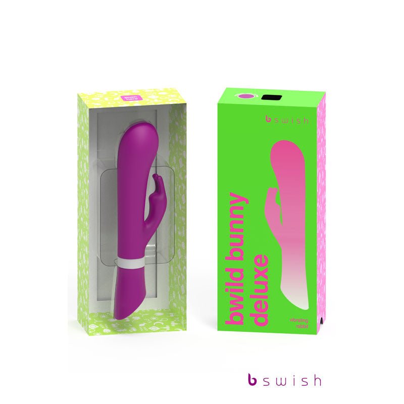 Bwild Deluxe Bunny - Raspberry - Raspberry 19.3 cm (7.5'') Rabbit Vibrator