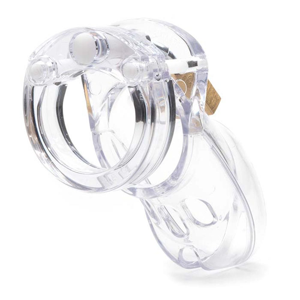 CB-3000 Chastity Cock Cage Kit - Clear 3 Inch Cock Cage Kit