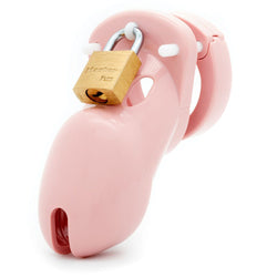 CB - 3000 Chastity Cock Cage Kit - Pink 3 Inch Cock Cage Kit