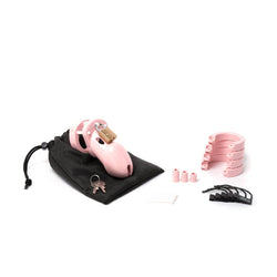 CB-3000 Chastity Cock Cage Kit - Pink 3 Inch Cock Cage Kit