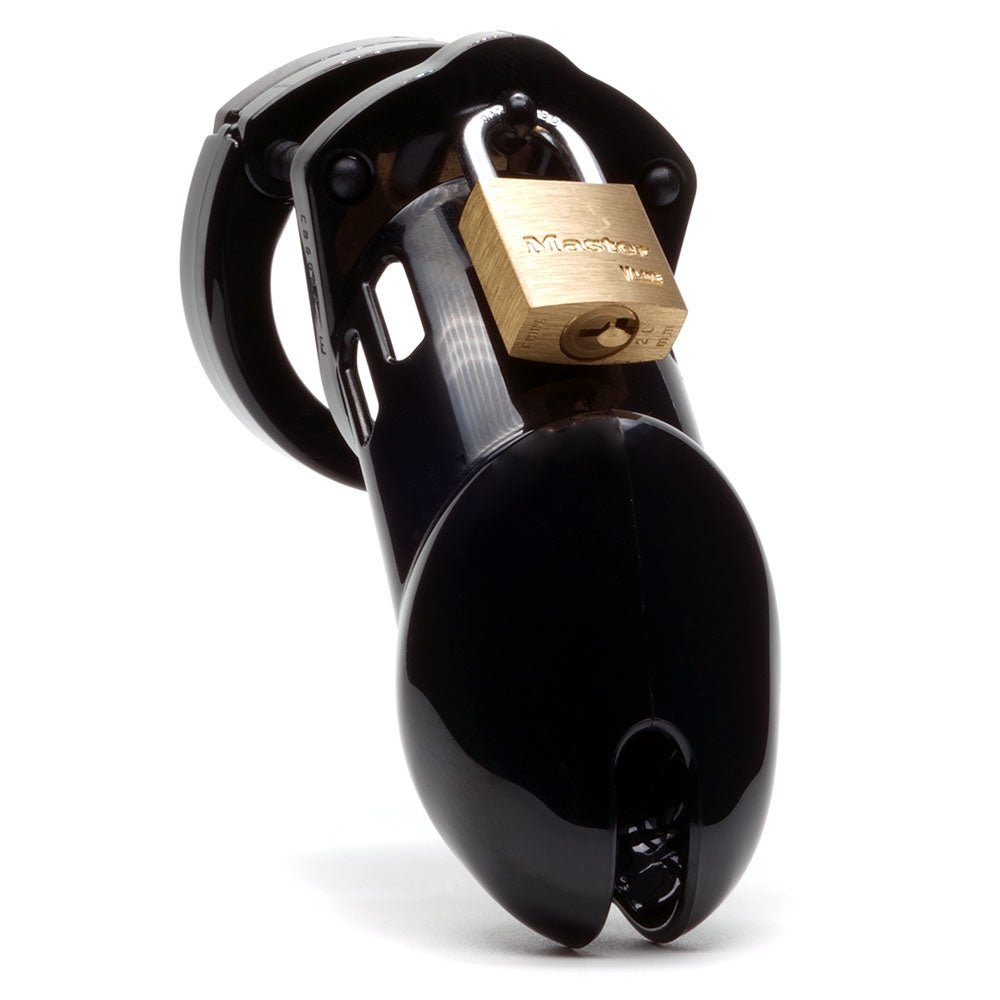 CB-6000 Chastity Cock Cage Kit - Black 3.25 Inch Cock Cage Kit