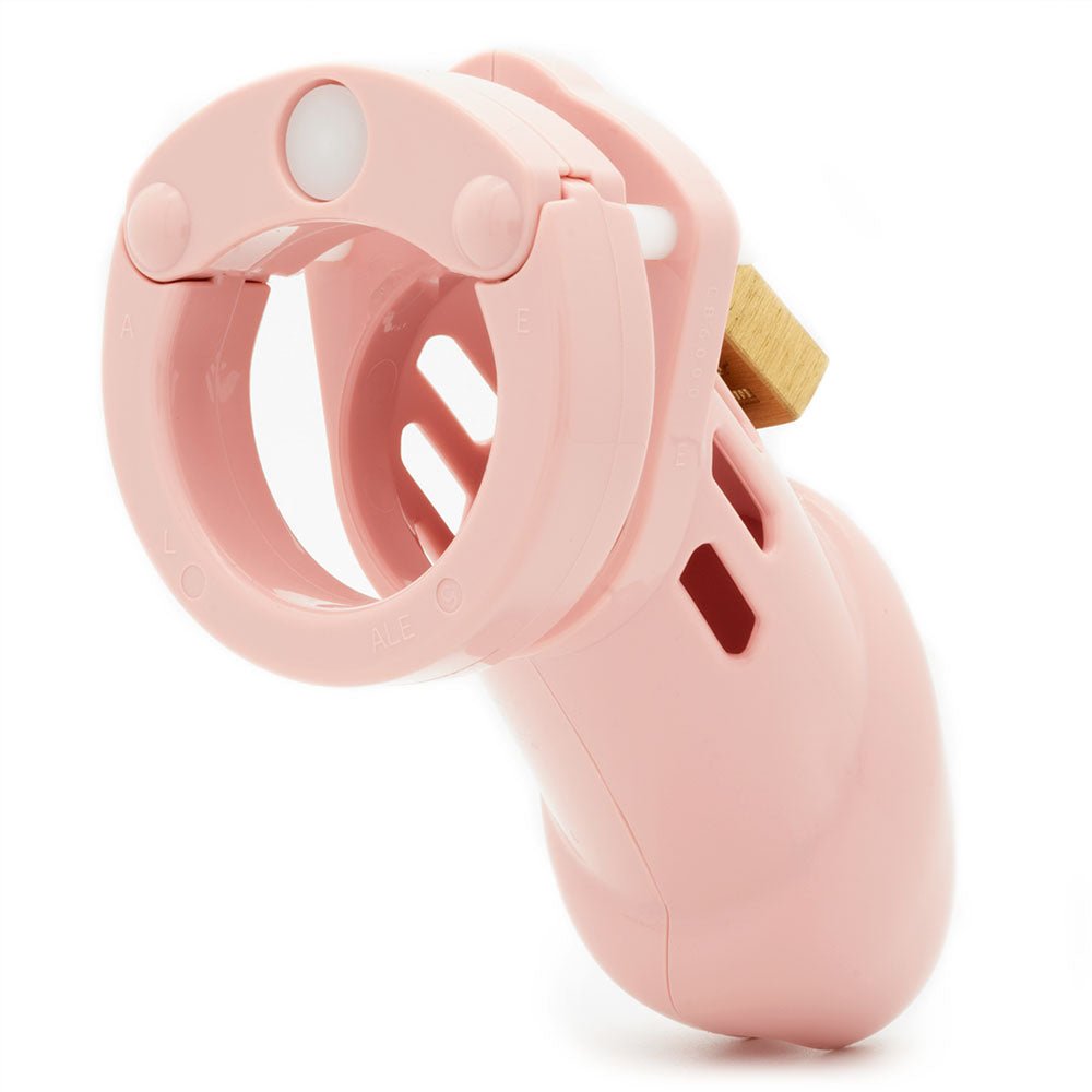 CB-6000 Chastity Cock Cage Kit - Pink 3.25 Inch Cock Cage Kit