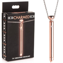 Charmed 7X Vibrating Necklace - 11 cm USB Rechargeable Vibrating Necklace