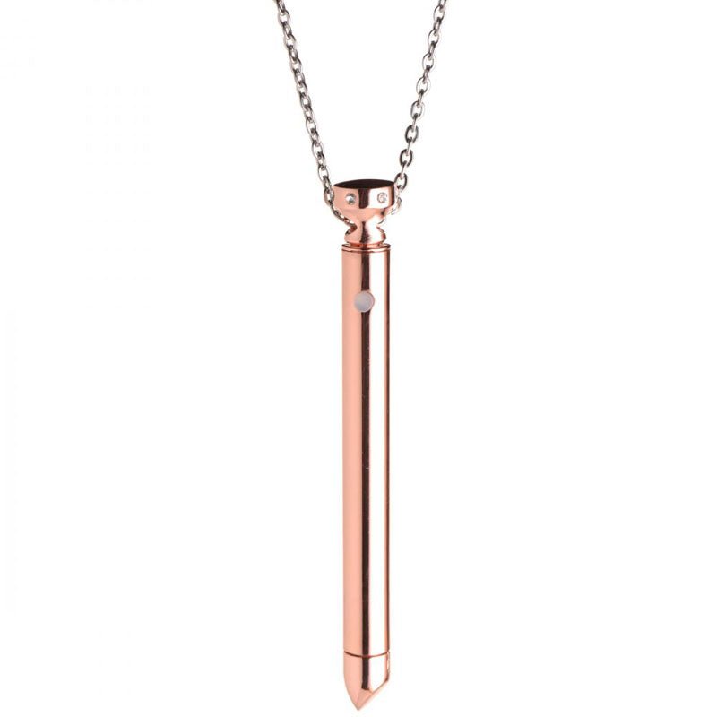 Charmed 7X Vibrating Necklace - 11 cm USB Rechargeable Vibrating Necklace