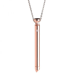 Charmed 7X Vibrating Necklace - 11 cm USB Rechargeable Vibrating Necklace