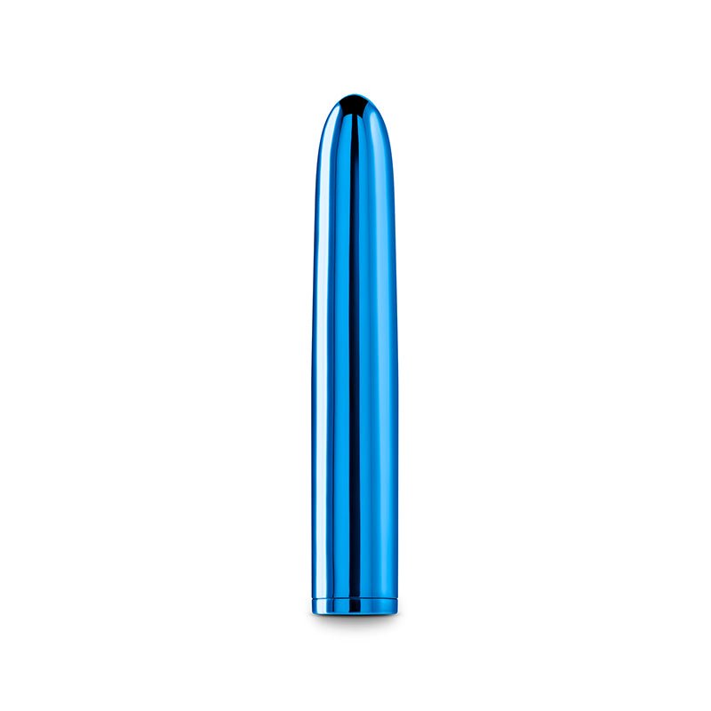 Chroma - Blue - Metallic 17 cm USB Rechargeable Vibrator