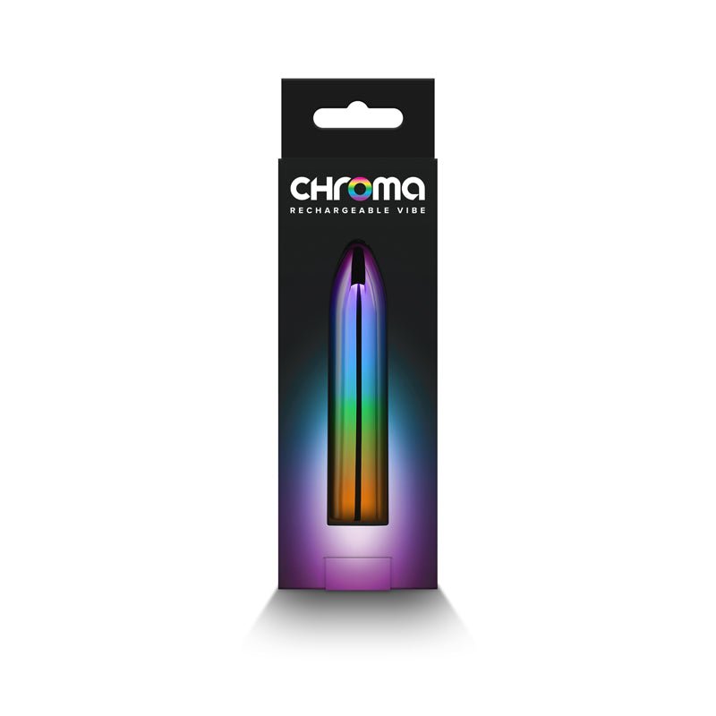 Chroma Rainbow - Medium - Metallic Rainbow 9 cm USB Rechargeable Mini Vibrator