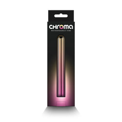 Chroma Sunrise - Large - Metallic Pink/Gold 13.8 cm USB Rechargeable Vibrator