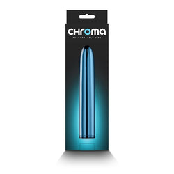 Chroma - Teal - Metallic Teal 17 cm USB Rechargeable Vibrator