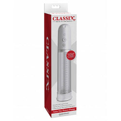 Classix Auto-Vac Power Pump - White Powered Penis Pump