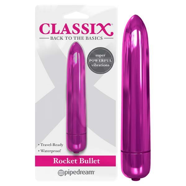 Classix Rocket Bullet Metallic Pink 8.9 cm