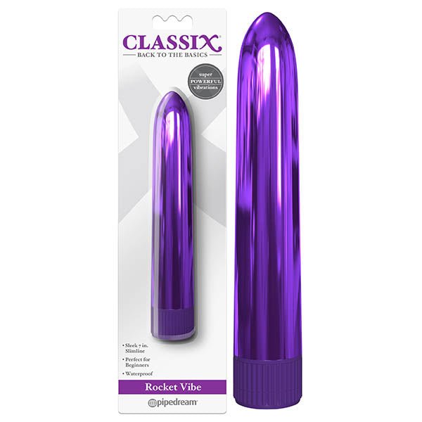 Classix Rocket Vibe - Metallic Purple 17.8 cm (7'') Vibrator