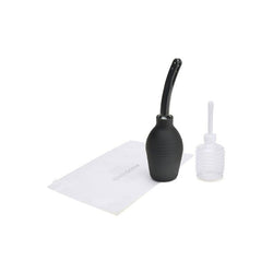 CleanScene 4 Piece Medical Grade Douche Set with Soft Nozzle Black