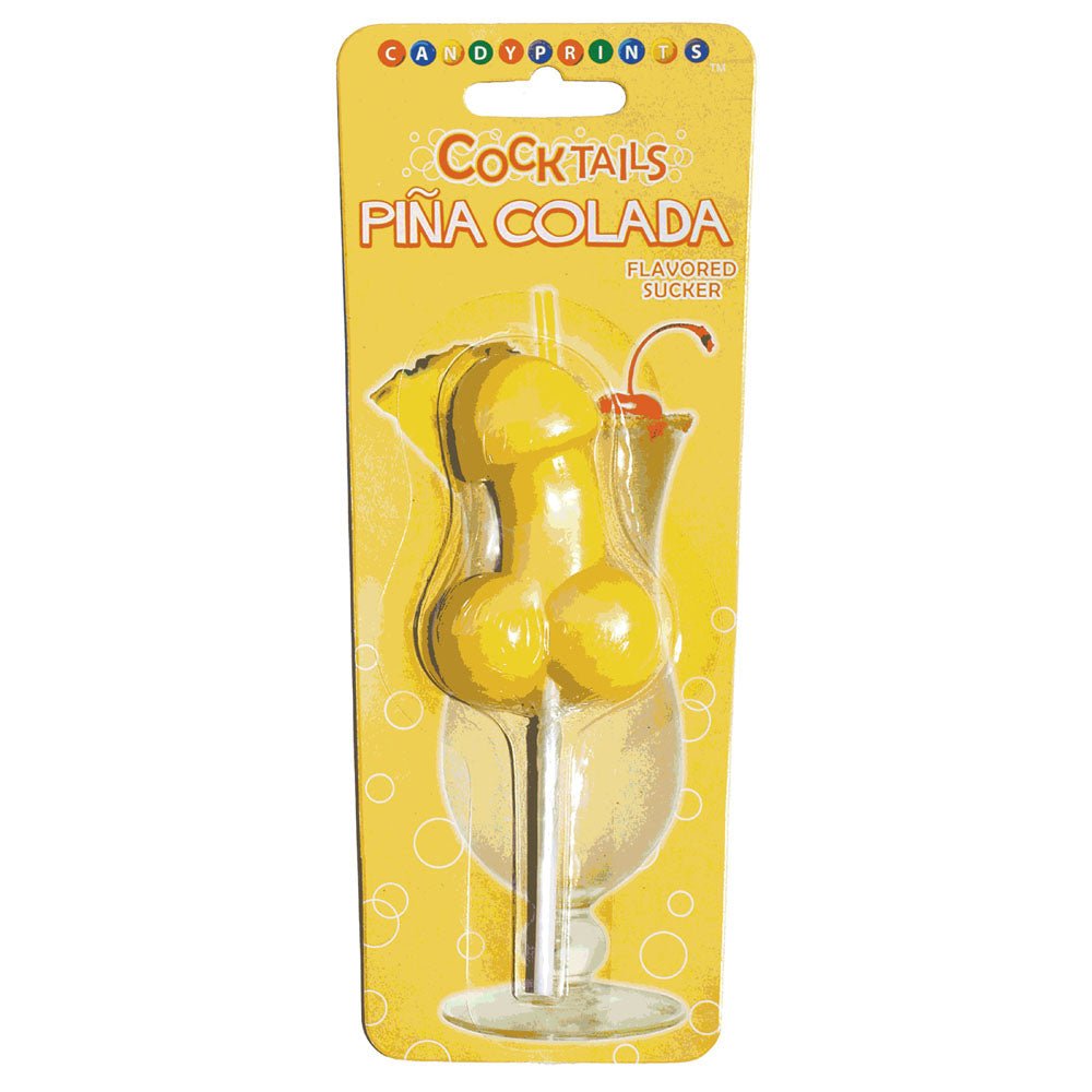 Cocktail Suckers - Pina Colada Flavoured Dicky Lollypop