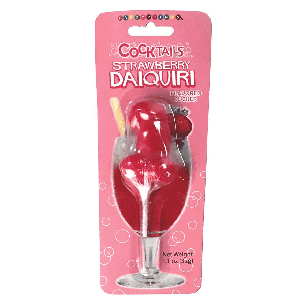 Cocktail Suckers - Strawberry Daquiri Flavoured Dicky Lollypop