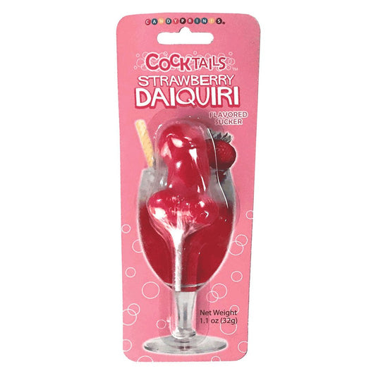 Cocktail Suckers - Strawberry Daquiri Flavoured Dicky Lollypop