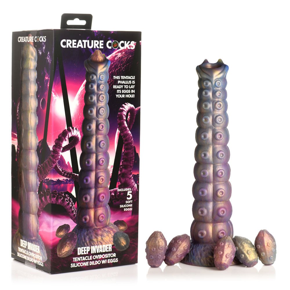 Creature Cocks Deep Invader Multi-Coloured 22.9 cm Ovipositor Fantasy Dildo