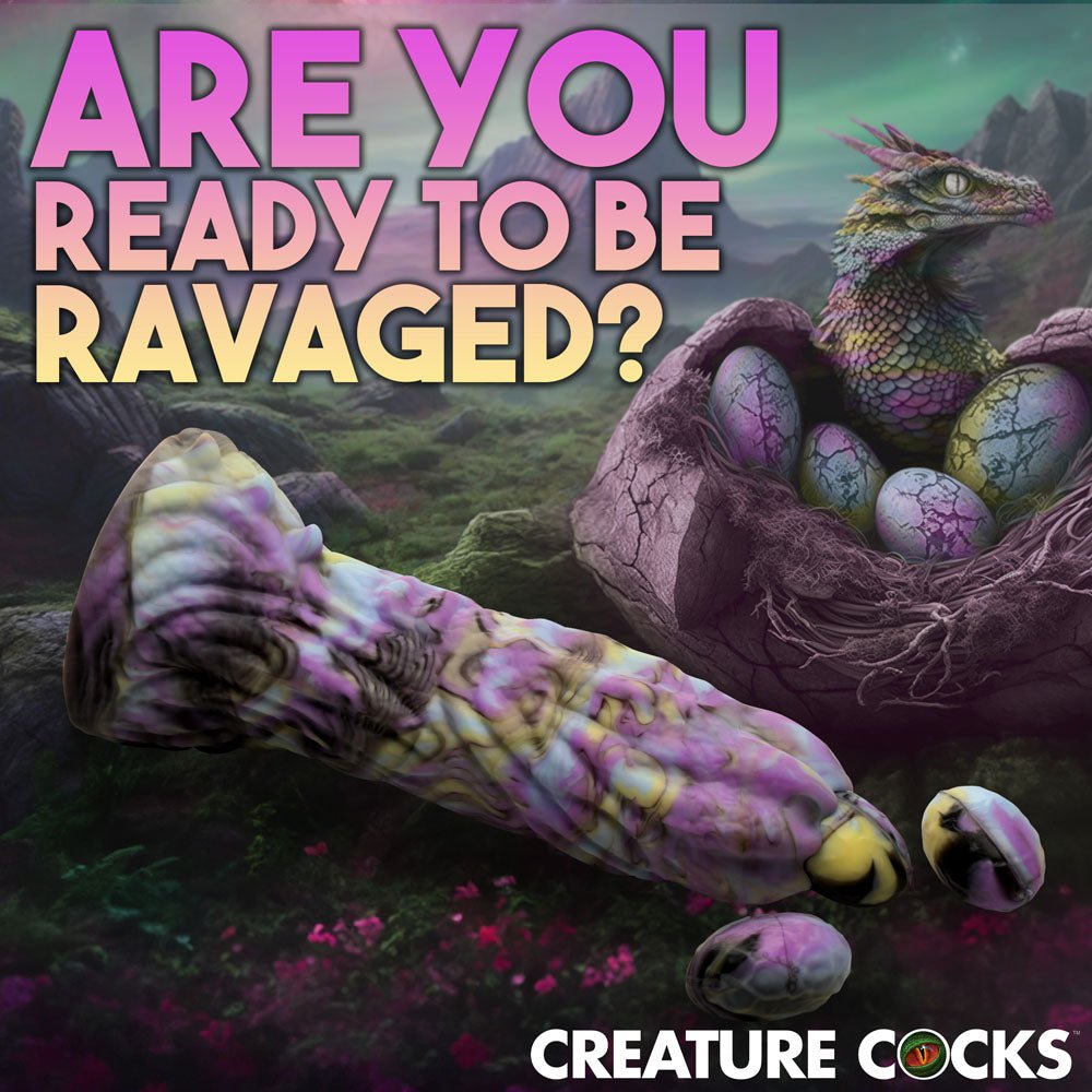 Creature Cocks Dragon Spawn Multi-Coloured 18.5 cm Ovipositor Fantasy Dildo