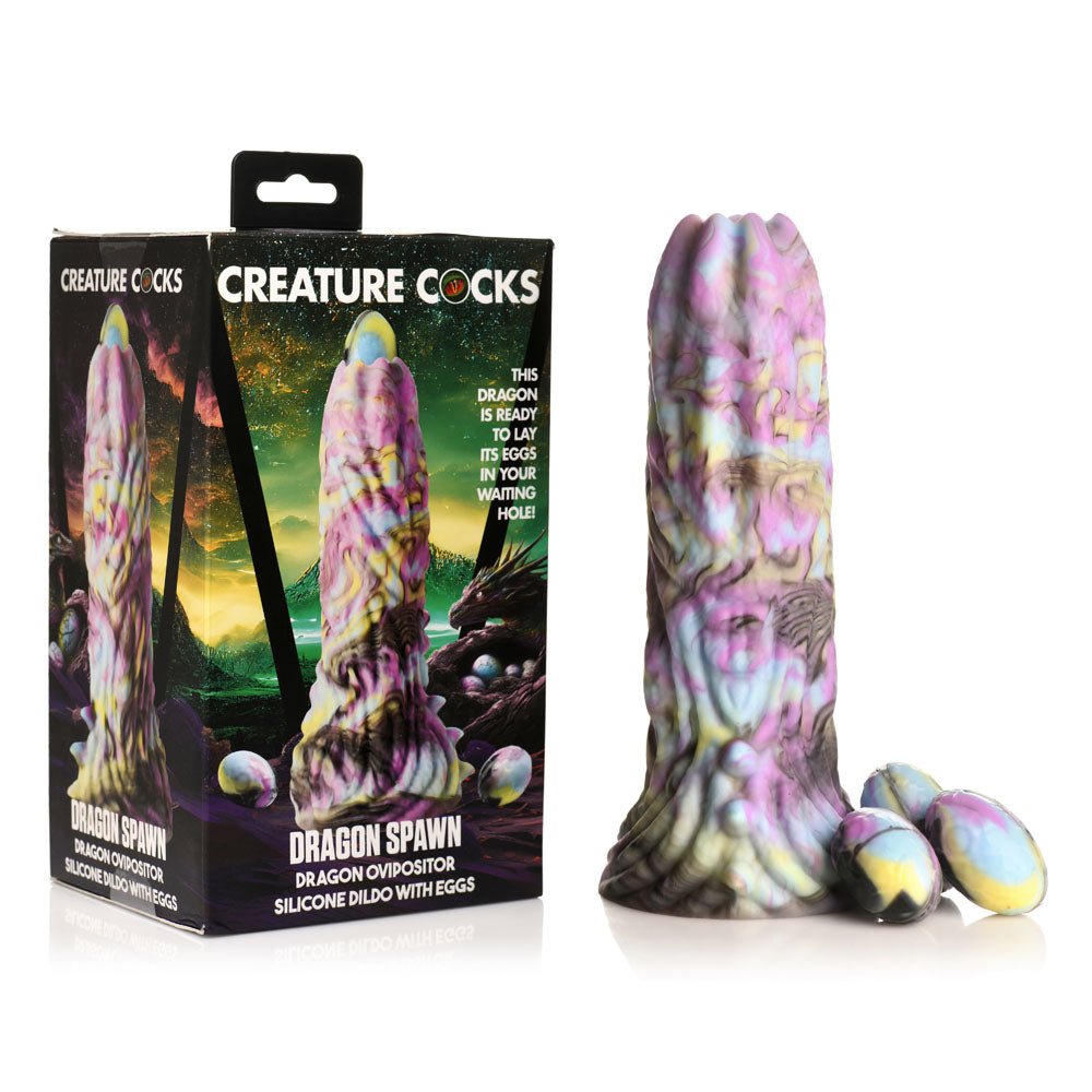 Creature Cocks Dragon Spawn Multi-Coloured 18.5 cm Ovipositor Fantasy Dildo