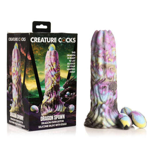 Creature Cocks Dragon Spawn Multi - Coloured 18.5 cm Ovipositor Fantasy Dildo